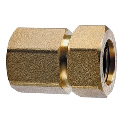 PFFN-3406 Tube to Pipe Fitting, 3/4 in, FNPT, Brass