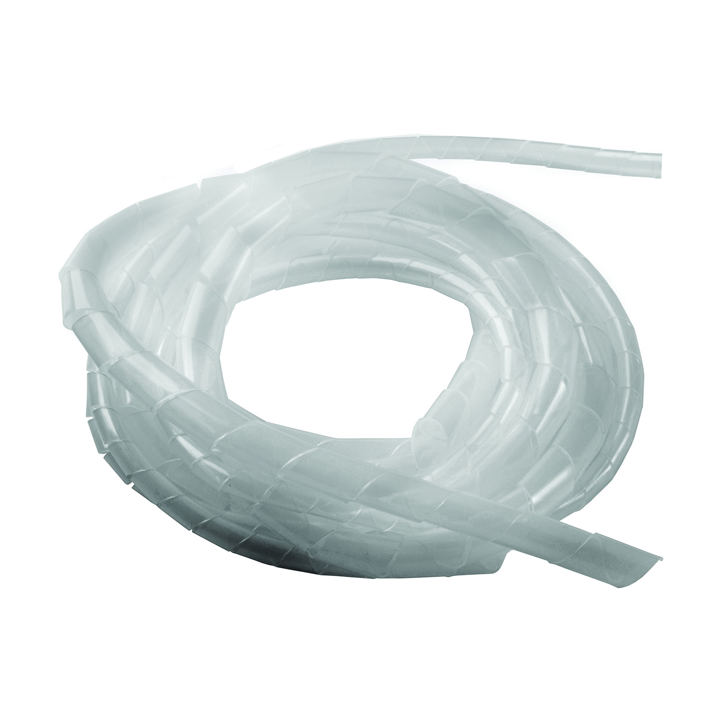 FSP-AST2 Spiral Wrap, 3/8 in Dia, 4 ft L, Polyethylene, Clear