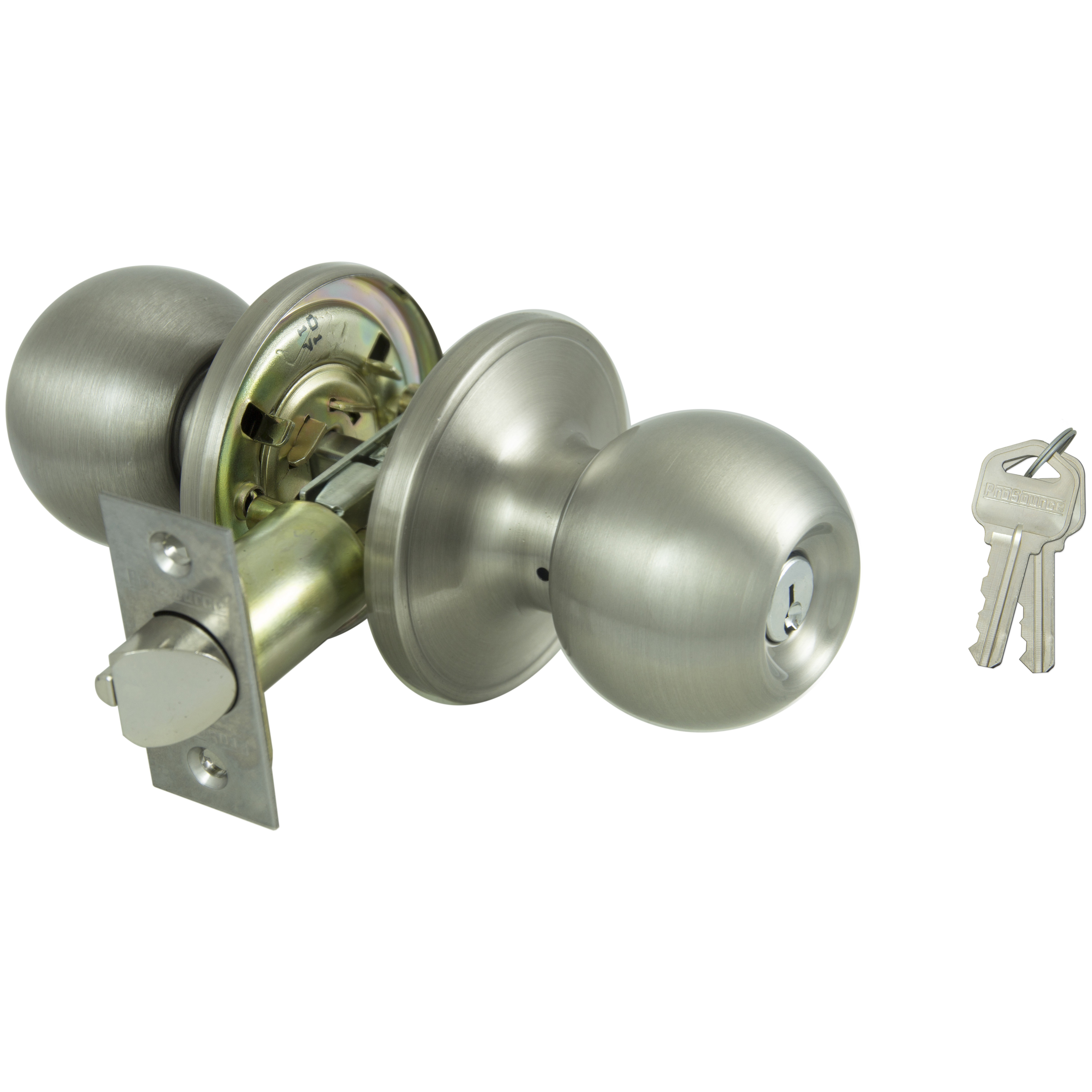 T3P00V-PS Entry Knob, Stainless Steel, KW1, KA3 Keyway, 3 Grade