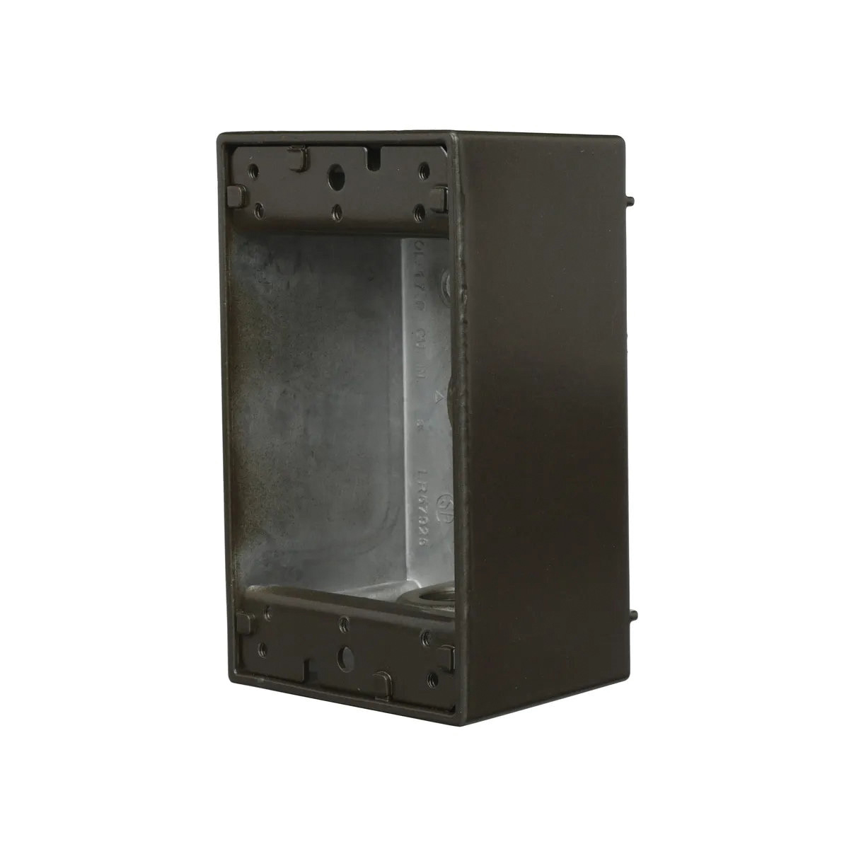 5321-2 Weatherproof Box, 2-13/16 in W, 4-9/16 in D, 2-9/64 in H, 4-Knockout, NEMA 3R, Aluminum, Bronze