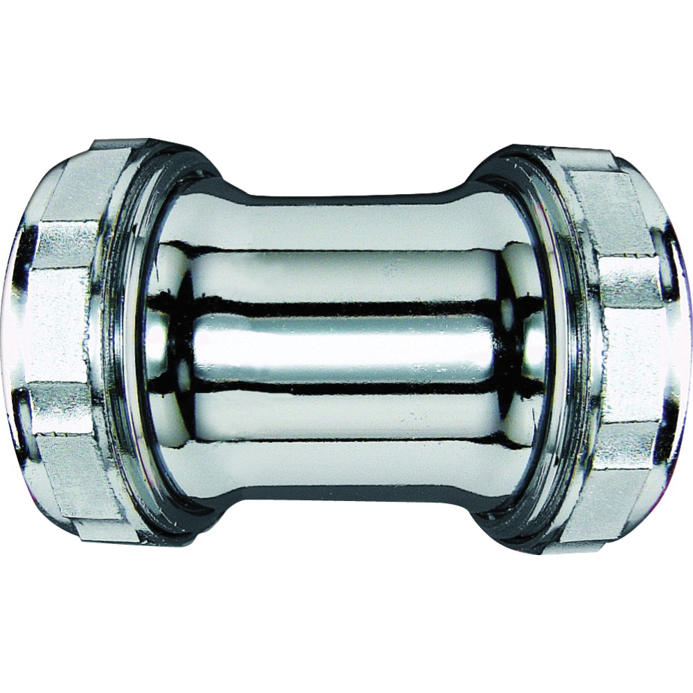 PP169 Extension Pipe Coupling, 1-1/4 in, Slip Joint, Chrome
