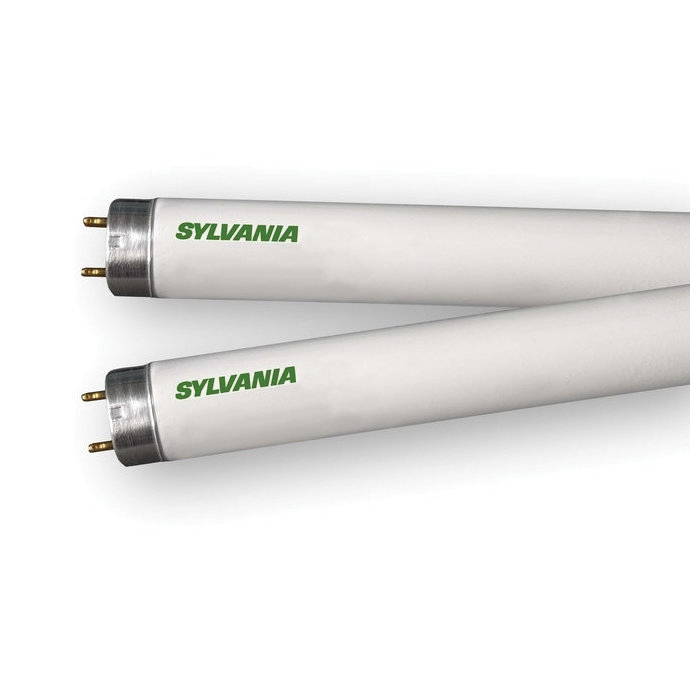 Sylvania 22026 Fluorescent Bulb, 32 W, T8 Lamp, G13 Medium Lamp Base, 2820 Lumens, 5000 K Color Temp, Super White Light - 2