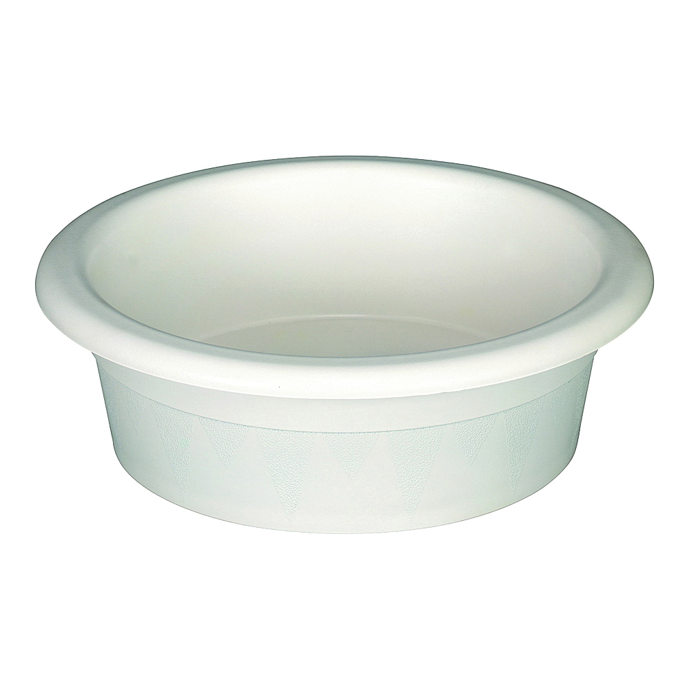 23249 Crock Bowl, M, 2 Cups Volume, Plastic, White