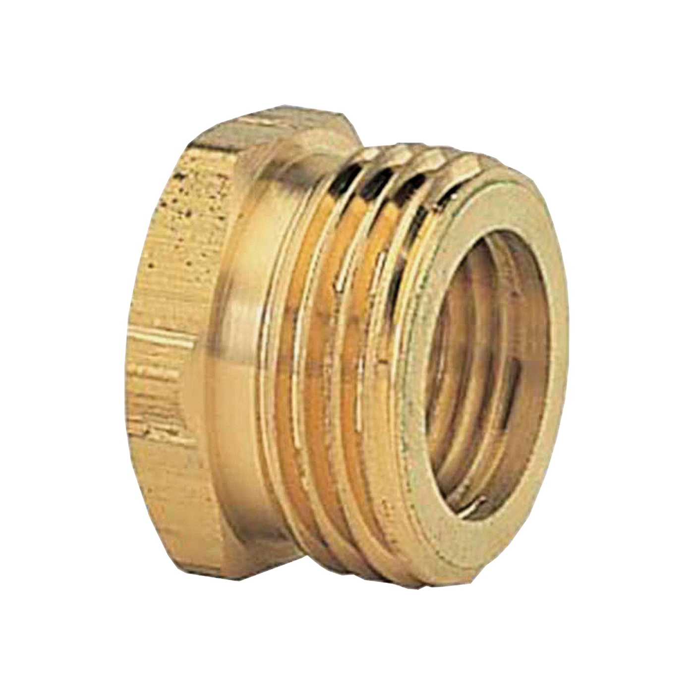 800774-1001 Hose Adapter, 3/4 x 3/4 in, MNPT x FNH, Brass, For: Garden Hose