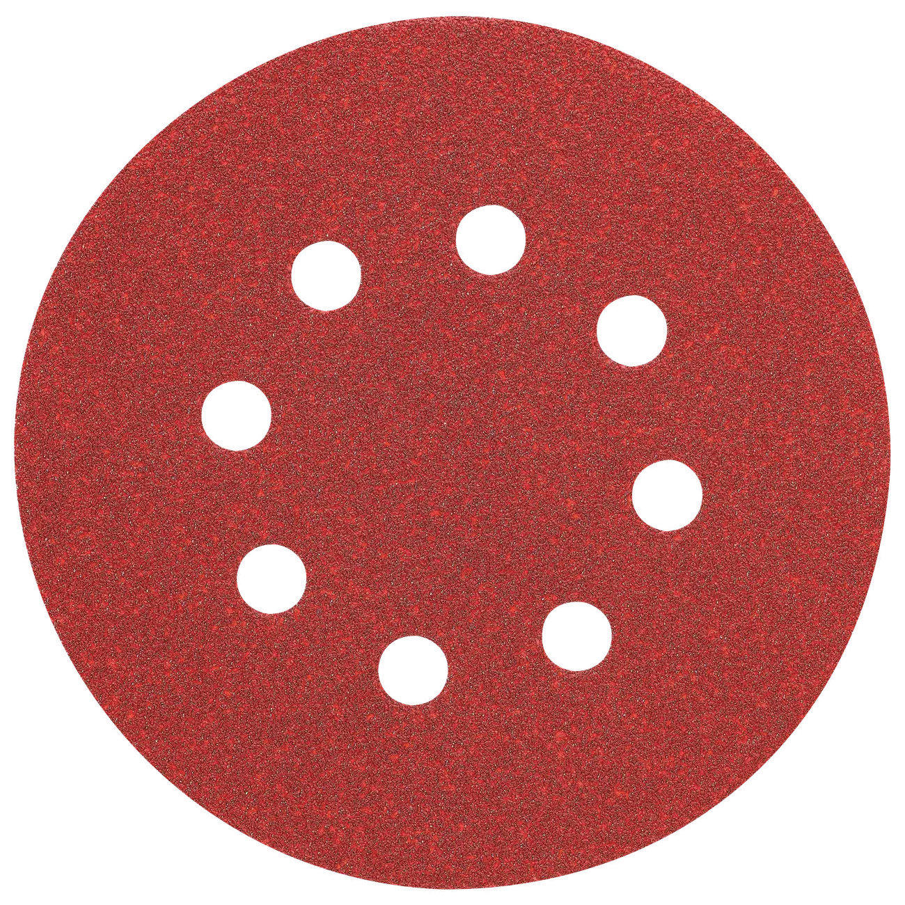 DW4310 Sanding Disc, 5 in Dia, 100 Grit, Medium, Aluminum Oxide Abrasive, Paper Backing, 8-Hole
