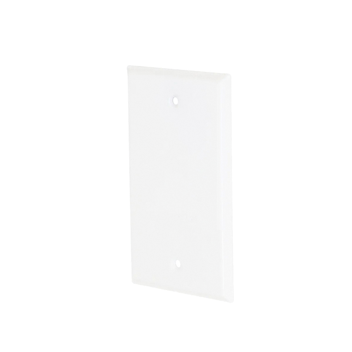 5173-1 Cover, 4-17/32 in L, 2-25/32 in W, 1-Gang, Aluminum, White, Powder-Coated