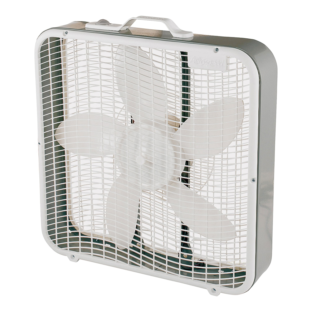BX100 Box Fan, 20 in Dia Blade, 5-Blade, 3-Speed