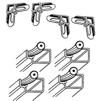 Make-2-Fit PL 7813 Screen Frame Kit, 4 ft L x 3/4 in W Dimensions, Aluminum, White, Painted, 8 -Piece - 2
