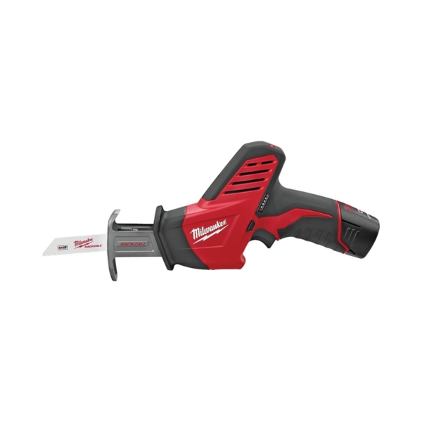 Milwaukee 2420-21 Reciprocating Saw Kit, Battery Included, 12 V, 1.4 Ah, 1/2 in L Stroke, 0 to 3000 spm