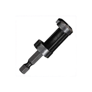 43908 Plug Cutter, 1/2 in Dia Cutter, 1/4 in Dia Shank, Carbon Steel