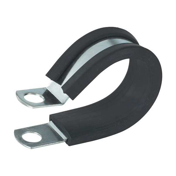 GB PPR-1500 Insulated Clamp, 3/8 in Max Bundle Dia, Rubber/Steel, Black - 1
