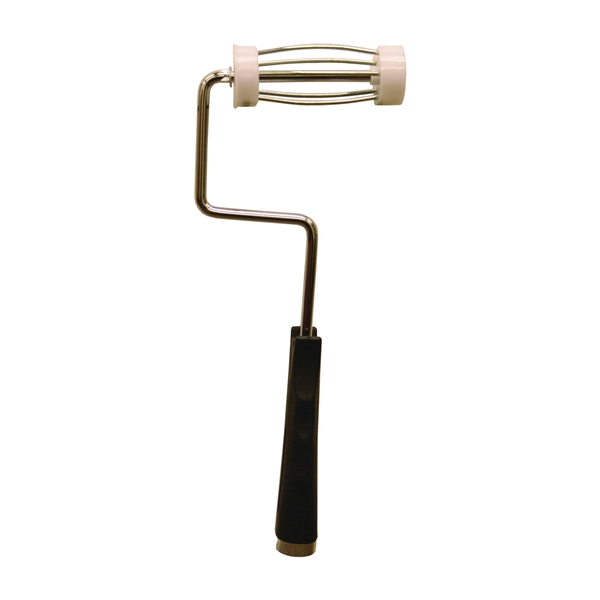 F0010-4 Roller Frame, 4 in L Roller, Polypropylene Handle, Threaded Handle