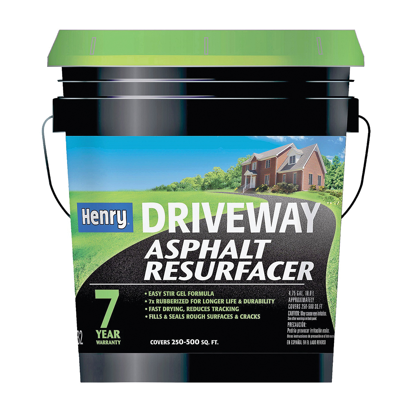 HE532 Series HE532410 Driveway Resurfacer, Liquid, Black, 5 gal Pail
