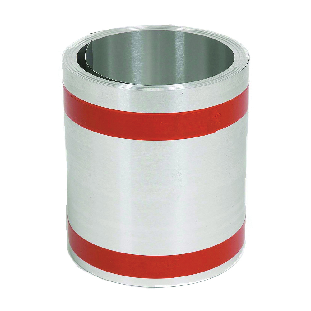 66308 Roll Valley Flashing, 10 ft L, 8 in W, Aluminum, Silver
