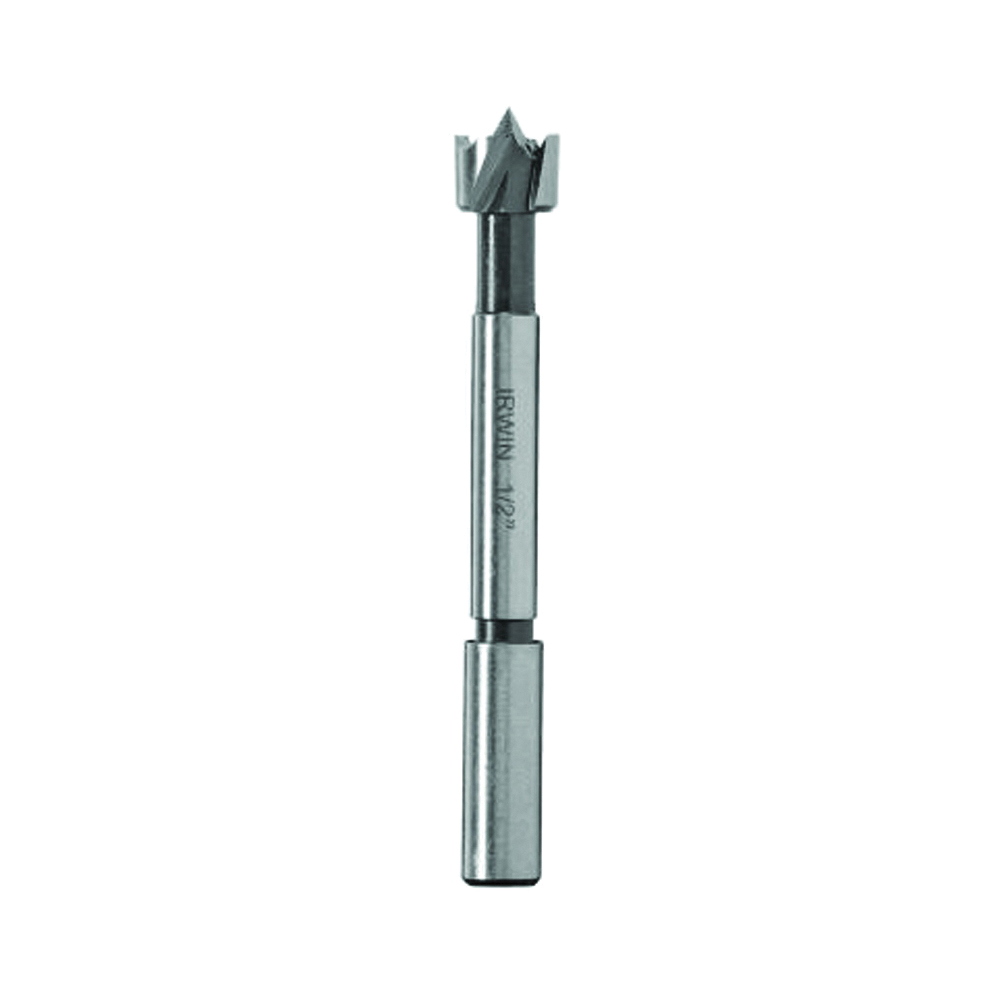 1966894/42904 Forstner Bit, 1/4 in Dia, 3-1/2 in OAL, 2-Flute, 3/8 in Dia Shank, Reduced Shank