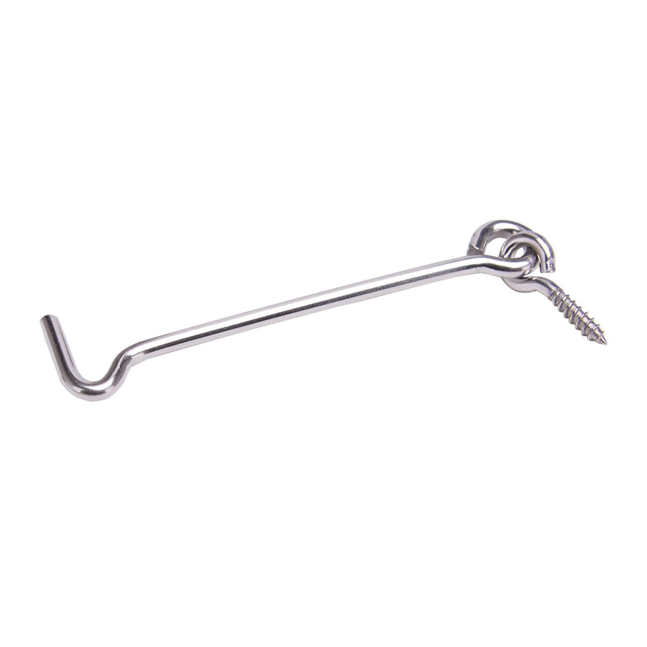 Gate Hook and Eye, 5/32 in Dia Wire, 4 in L, Steel
