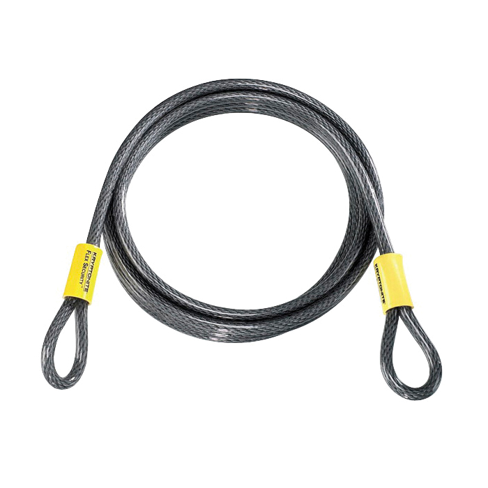 Schlage 999263 Flexible Cable Lock, 3/8 in Dia Shackle, Steel Body - 1