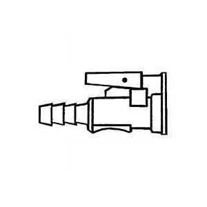 M-007C Fuel Connector, Metal, For: OMC, Johnson and Evinrude