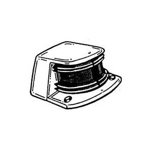 M-014C Side Light, Combination, Chrome, For: Boats Up to 39.4 ft L