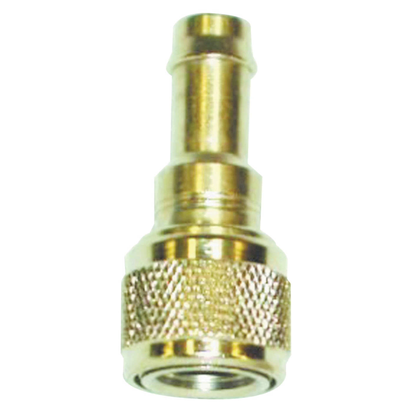 M-050C Fuel Line Connector, Brass, Chrome-Plated