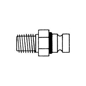 M-262C Chrysler Connector, Brass, Chrome-Plated