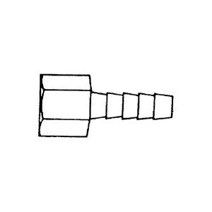 M-276C Hose Barb, Brass