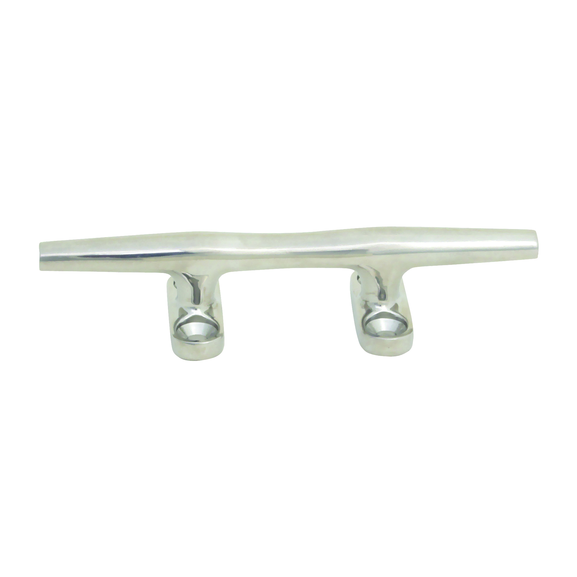 M-282C Hollow Base Cleat, Screw Mounting, Stainless Steel, Silver