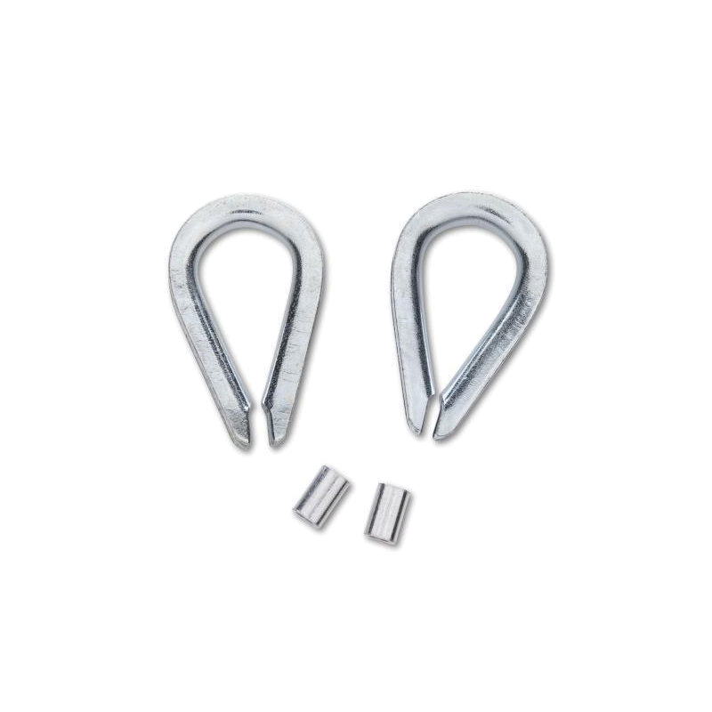 Campbell B7675444 Cable Ferrule and Stop Set, 3/16 in Dia Cable, Aluminum - 3