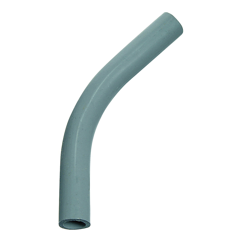 UA7AL-CAR Elbow, 3 in Trade Size, 45 deg Angle, SCH 40 Schedule Rating, PVC, Plain End, Gray