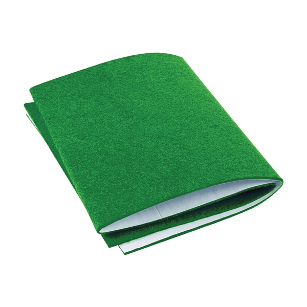 9433 Protective Blanket, Felt Cloth, Green, 18 in L, 6 in W, Rectangular
