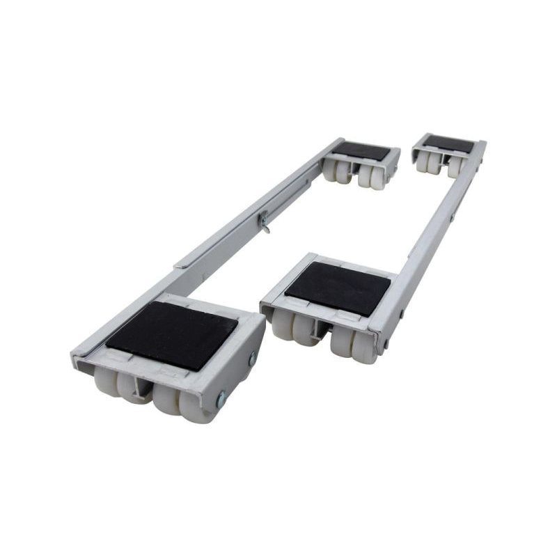 9603 Adjustable Appliance Roller, 2000 lb Load, Aluminum, White