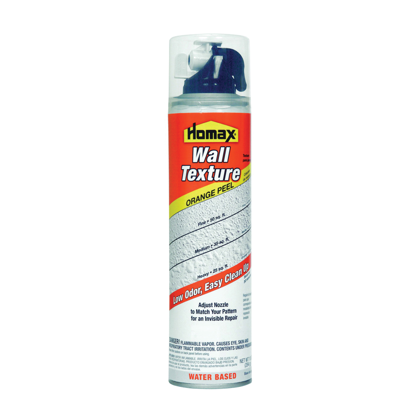 4091-06 Orange Peel Wall Texture, Liquid, Ether, Gray/White, 10 oz Aerosol Can
