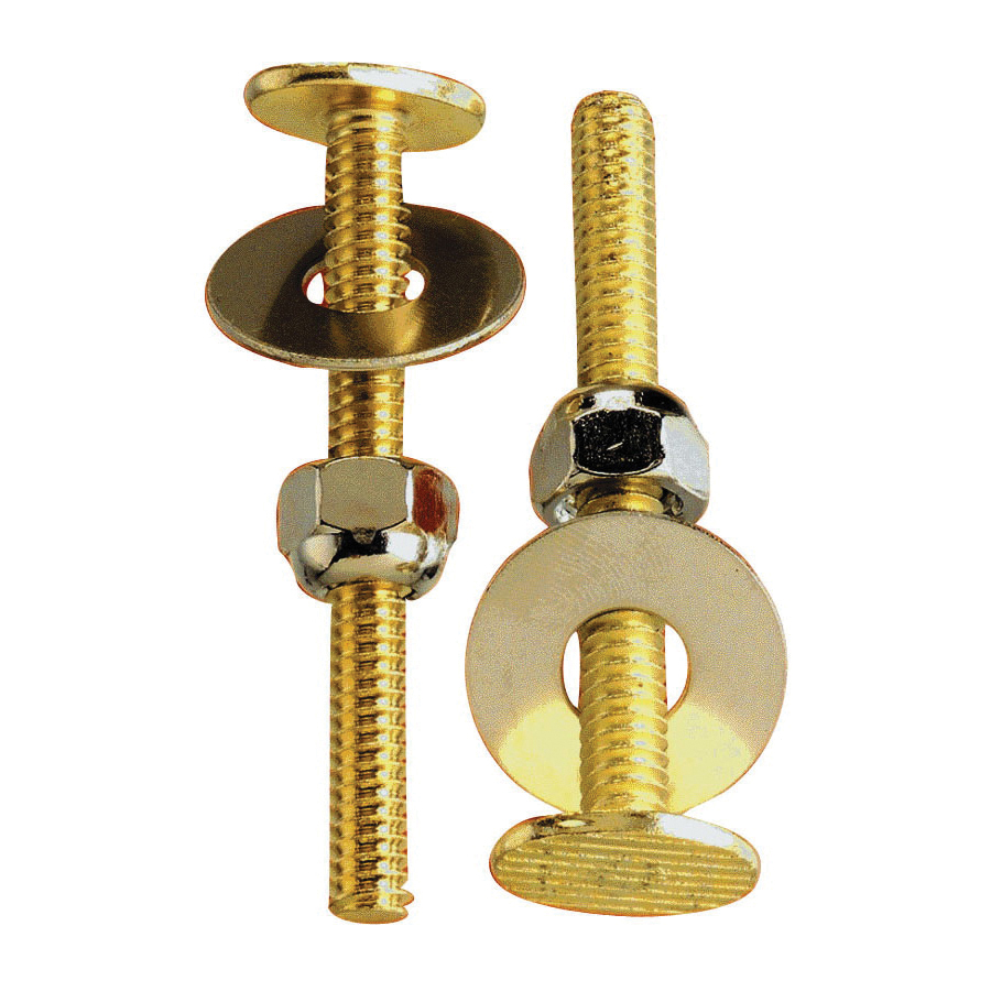 PP835-170 Bolt Set, 5/16-18 x 2-1/4 in Dimensions, Brass