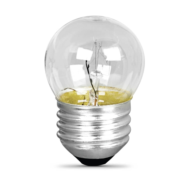 Feit Electric BP71/2S Incandescent Lamp, 7.5 W, Medium E26 Lamp Base, 2700 K Color Temp, 3000 hr Average Life - 1