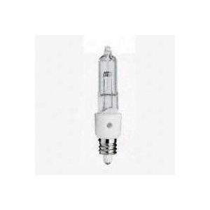 BPQ75/CL/MC Tubular Halogen Bulb, 75 W, E11 Candelabra Lamp Base, T4 Lamp, 3000 K Color Temp