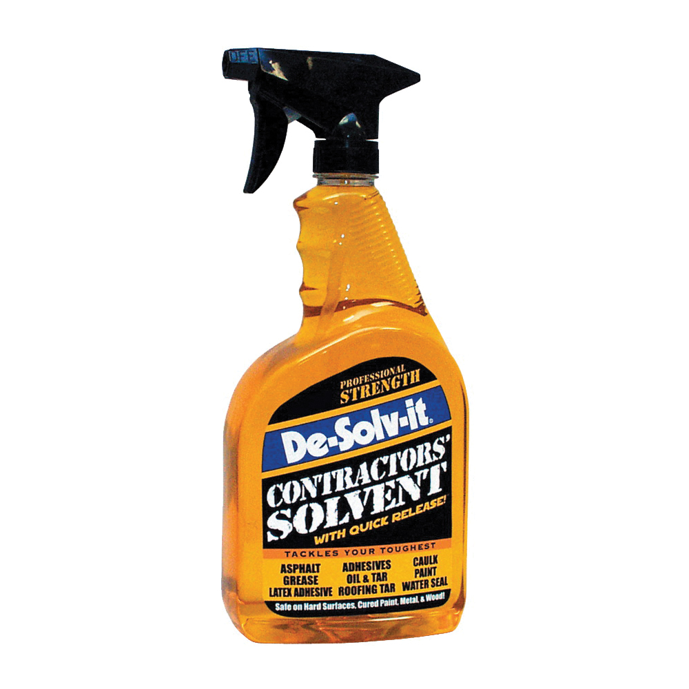 10131 Contractor Solvent, Liquid, Citrus, Clear/Orange, 32 oz, Bottle
