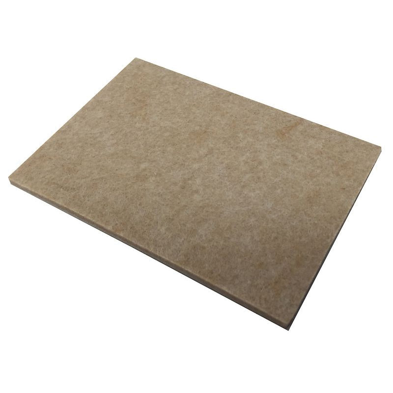 9950 Heavy-Duty Self-Adhesive Furniture Pad, Felt, Beige, 6 in L, 4-1/4 in W, 3/16 in Thick