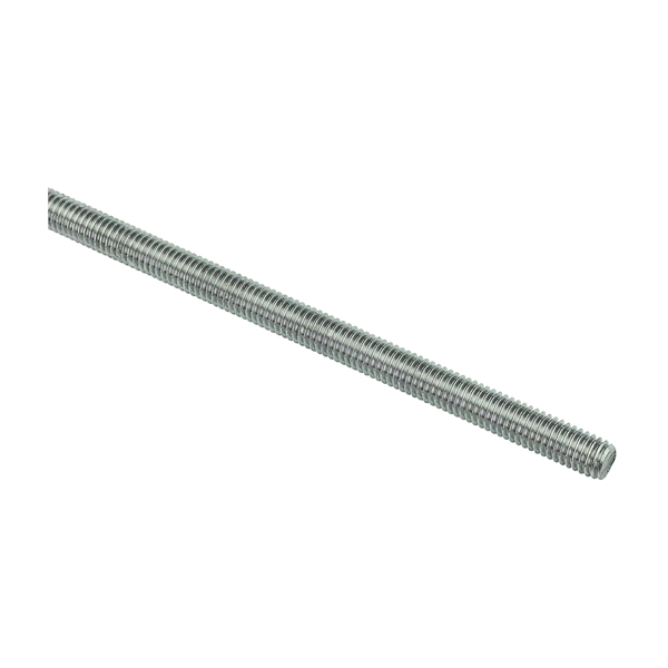 4002BC Series N218-230 Threaded Rod, 3/8-16 Thread, 36 in L, Coarse Thread, Stainless Steel
