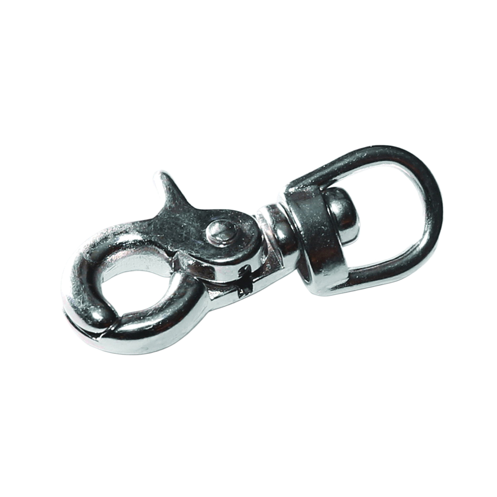 5013-3/8 Swivel Trigger Snap, 40 lb Working Load, Zinc, Nickel-Plated