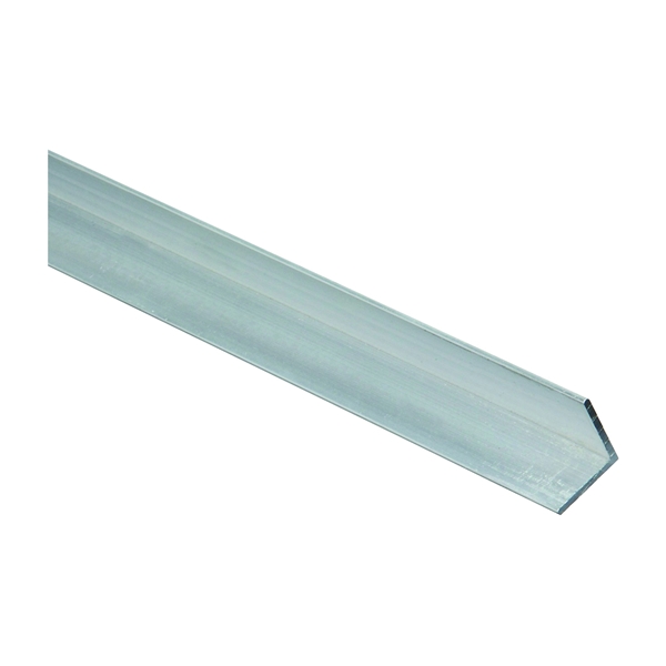 4203BC Series N247-304 Angle Stock, 3/4 in L Leg, 72 in L, 1/16 in Thick, Aluminum, Mill