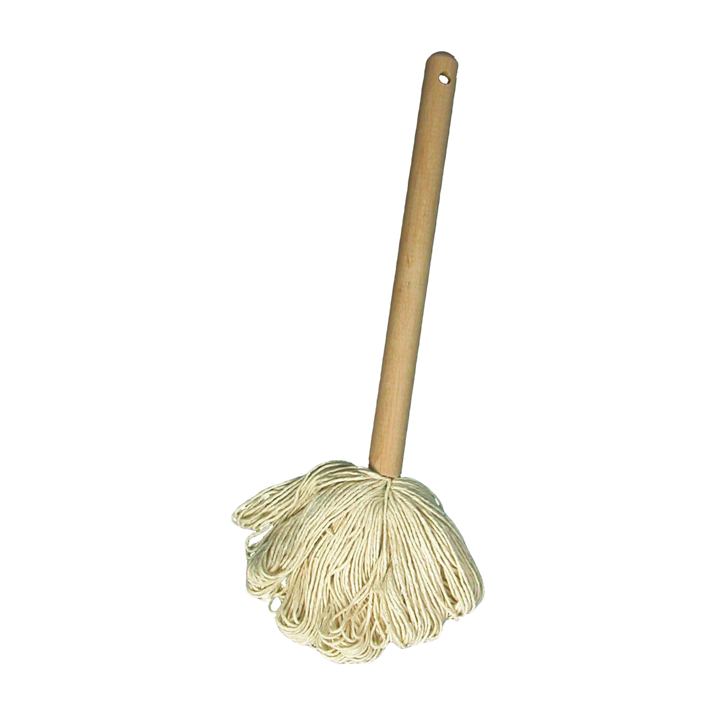 846-36 Barbecue Mop, Basting, Cotton, Wood Handle, 14.13 in OAL
