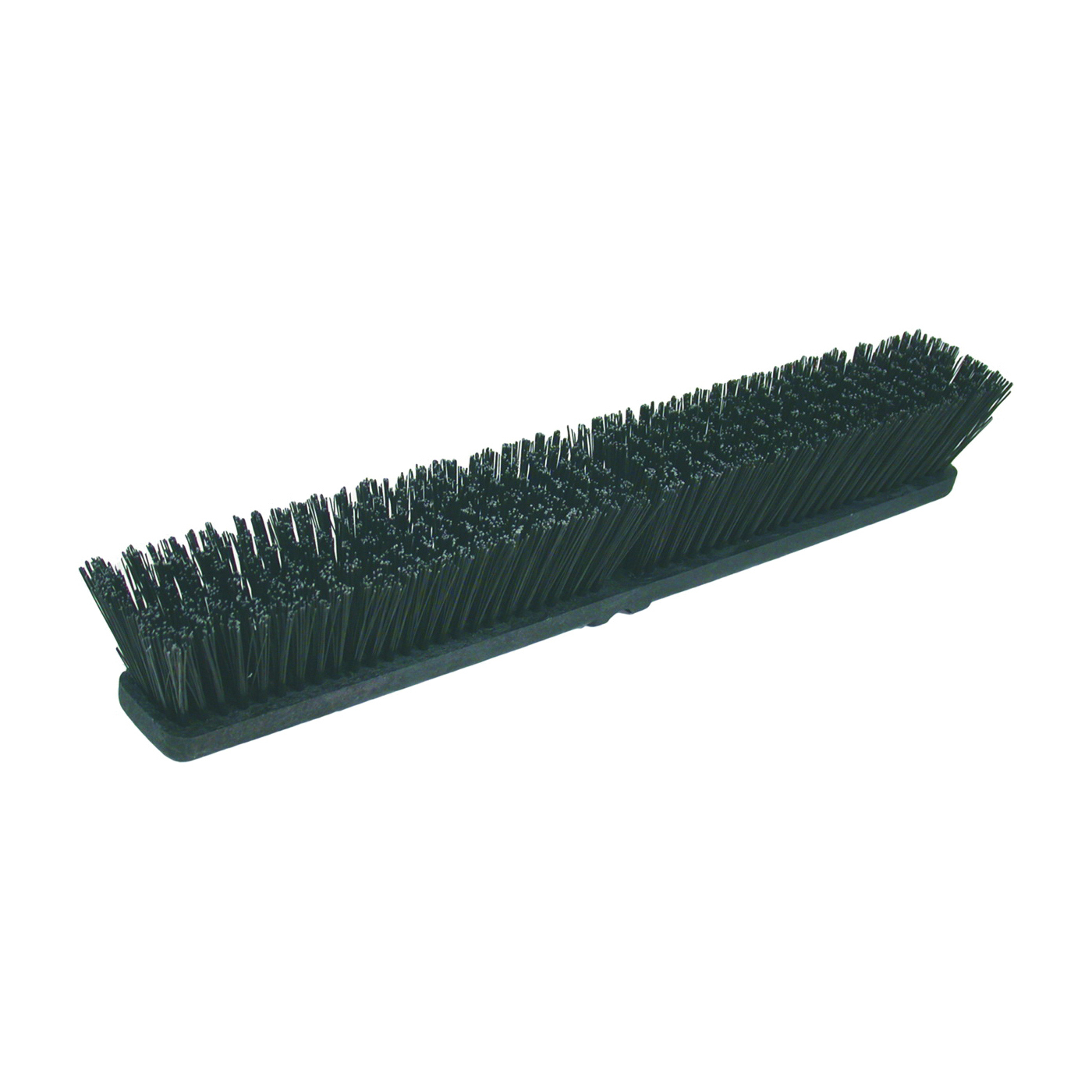 2027-12 Broom Head, Threaded, 3 in L Trim, Polystyrene Bristle, Black
