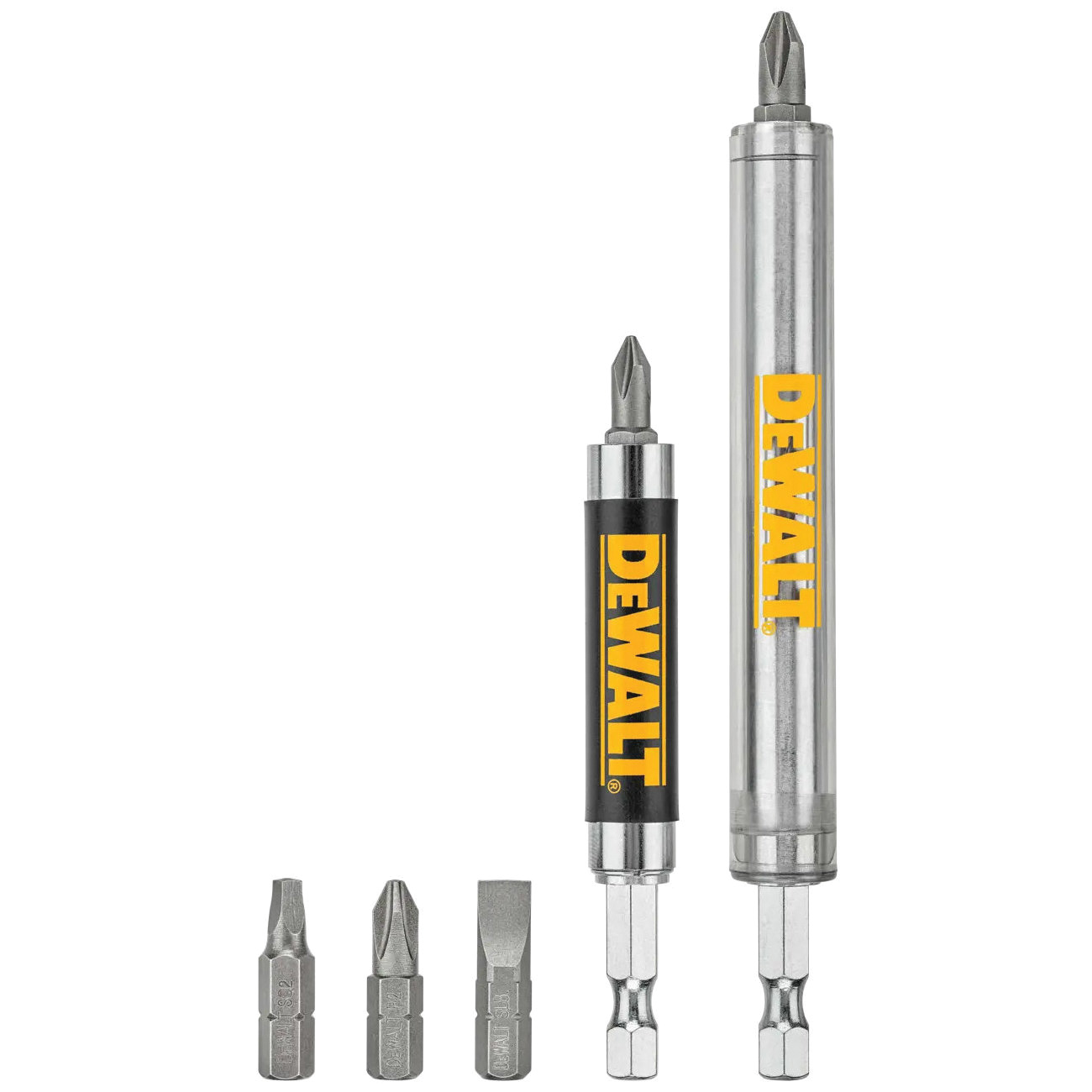 DW2095 Screwdriver Bit Set, 7-Piece, Magnetic, Steel