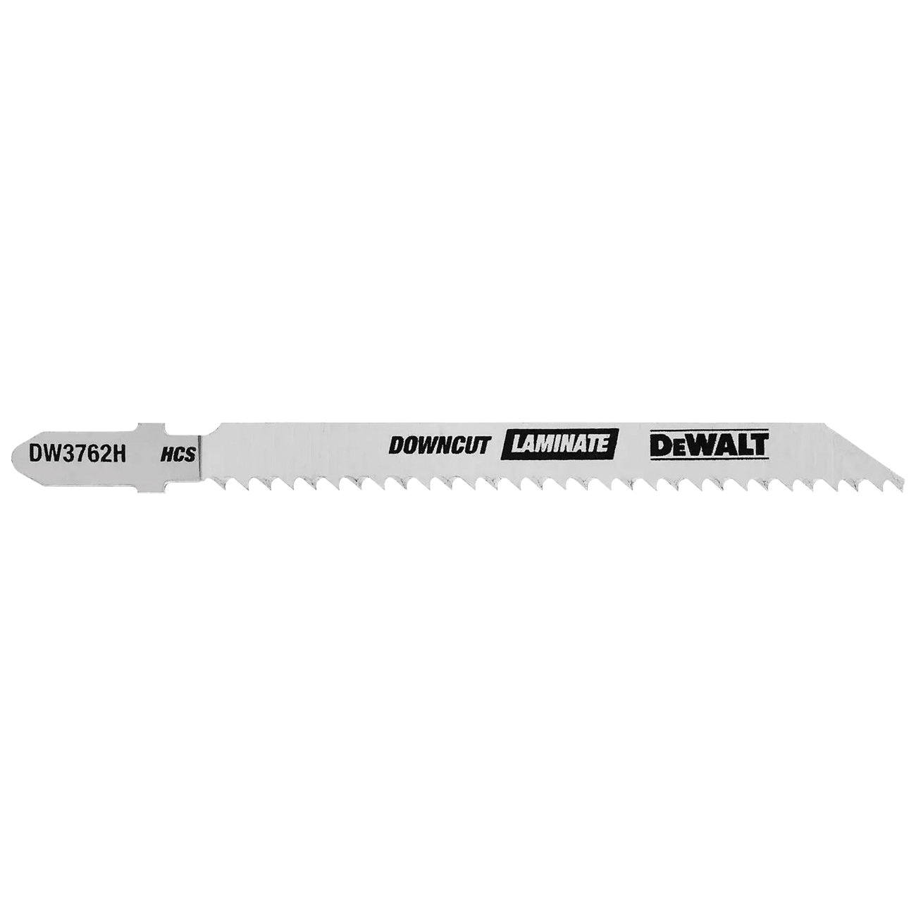 DW3762H Jig Saw Blade, 1/4 in W, 4 in L, 10 TPI, HCS Cutting Edge