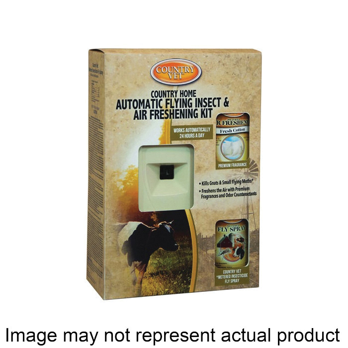 321978CV43A Flying Insect and Air Freshening Kit, 6.4 oz Fresh Cotton