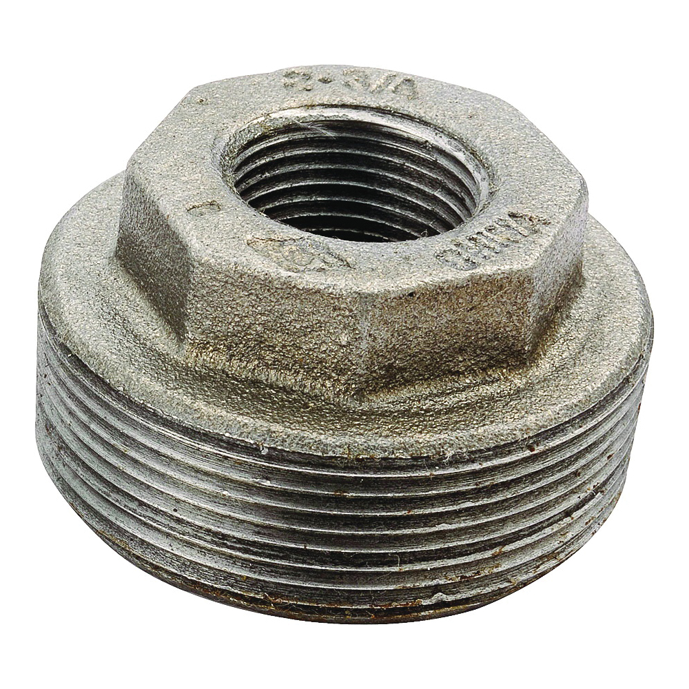 B241 20X10 Pipe Bushing, 3/4 x 3/8 in, MIP x FIP, Iron, 40 Schedule, 300 psi Pressure