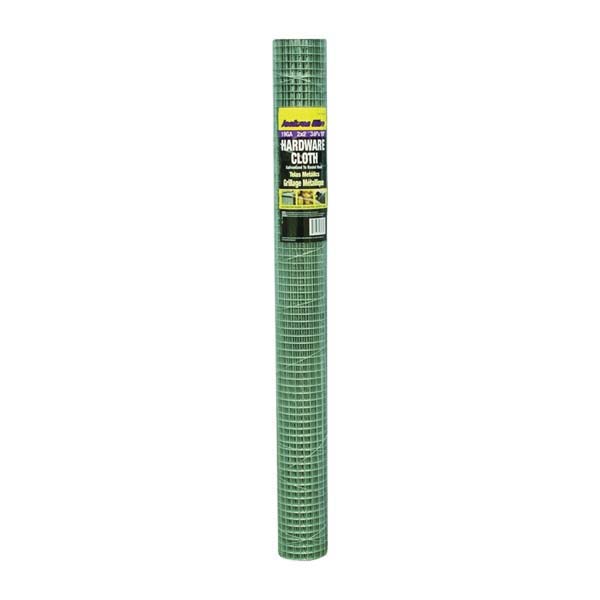 Jackson Wire 11 03 16 13 Hardware Cloth, 10 ft L, 36 in W, 19 ga Gauge, 1/2 x 1/2 in Mesh, Steel, Galvanized - 1