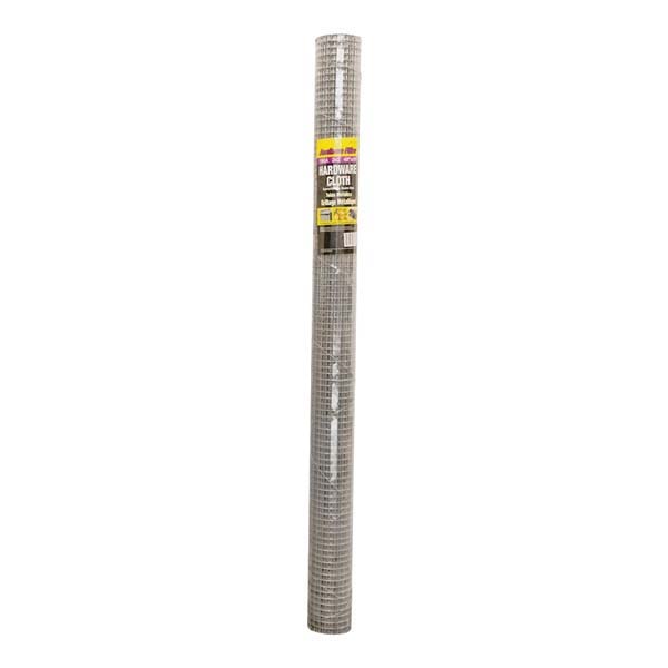 Jackson Wire 11 03 17 13 Hardware Cloth, 10 ft L, 48 in W, 19 ga Gauge, 1/2 x 1/2 in Mesh, Galvanized - 2