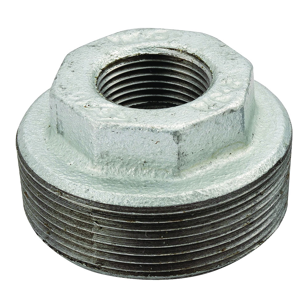 35-3/4X1/4G Pipe Bushing, 3/4 x 1/4 in, MIP x FIP, Iron, SCH 40 Schedule, 300 psi Pressure