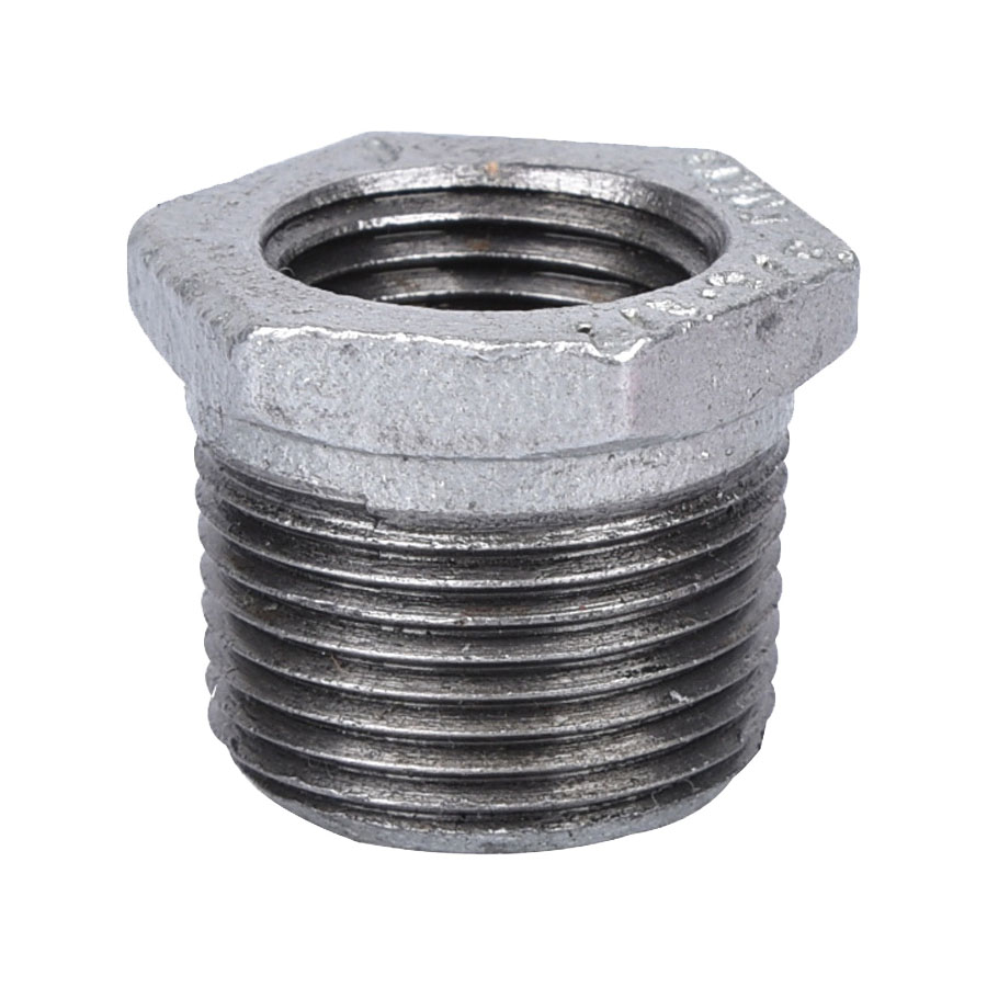 35-3/4X1/2G Pipe Bushing, 3/4 x 1/2 in, MIP x FIP, Iron, SCH 40 Schedule, 300 psi Pressure